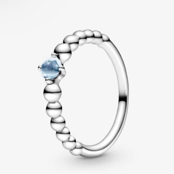 Pandora Jewelry - Pandora Ring March Birthstone